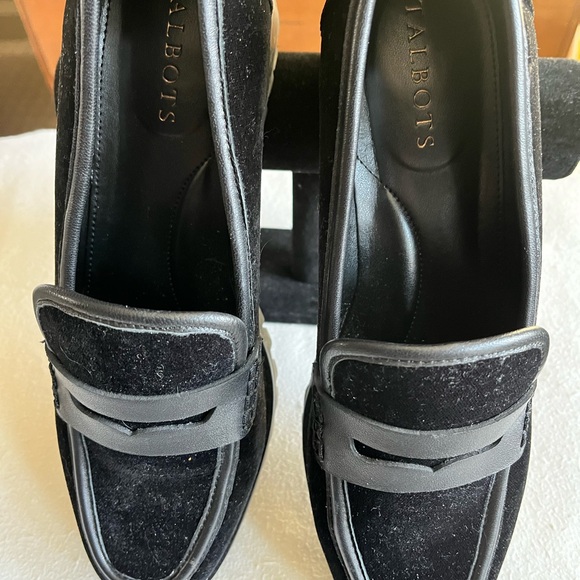 Talbot’s Stylish Black Suede Loafers for Women-Size 8 1/2 M - Picture 3 of 8